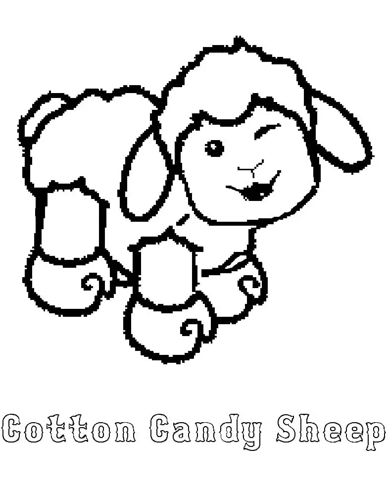 Cotton Candy Sheep Webkinz