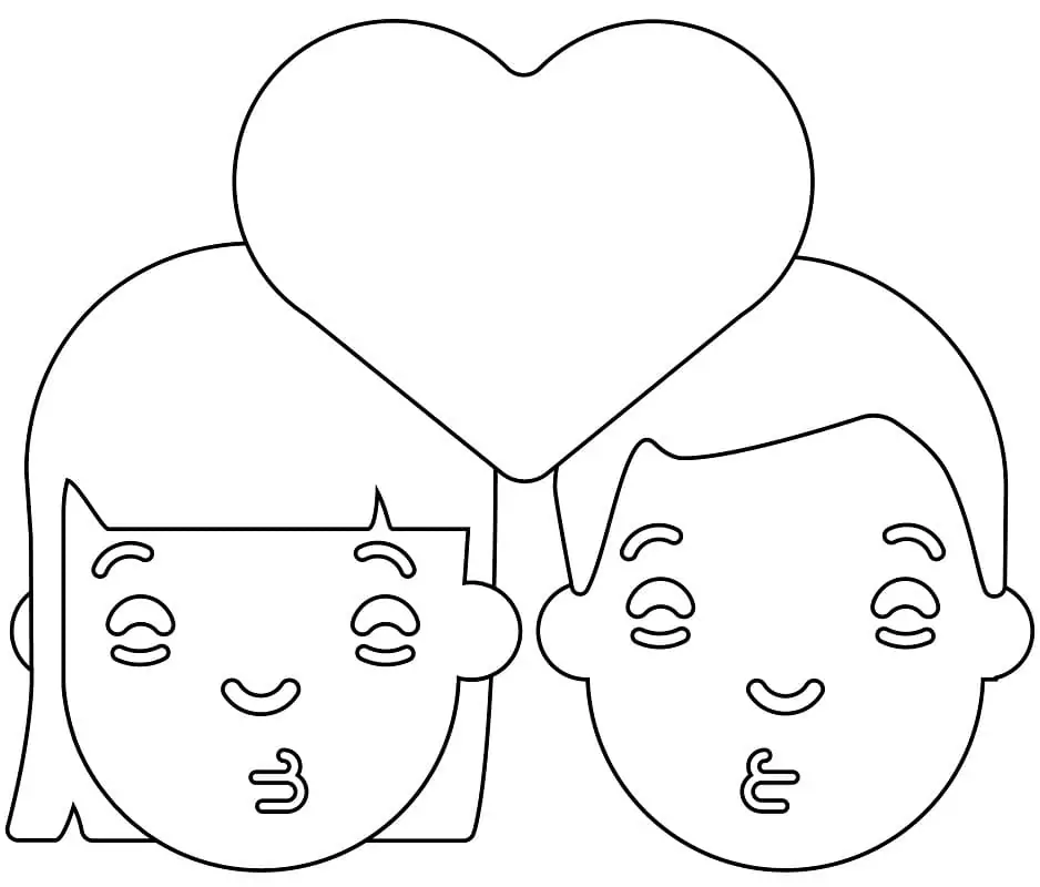 Couple Kiss Emoji