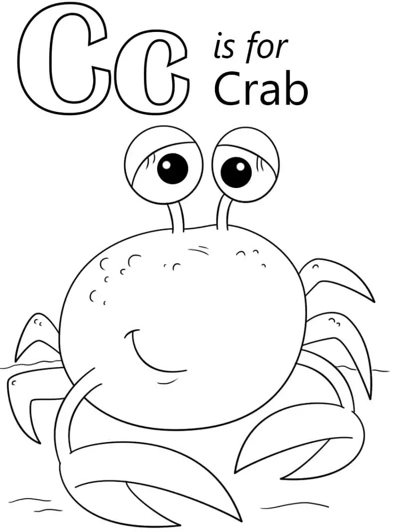 Krabbenbuchstabe C