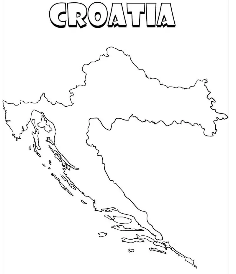 Croatia's Map
