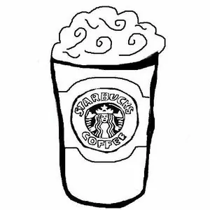 Tasse Starbucks-Kaffee