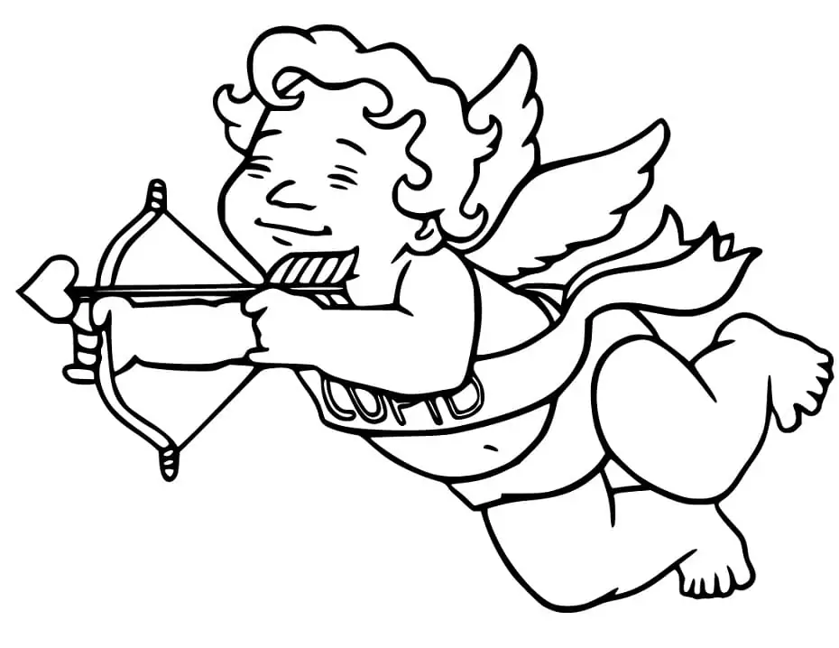 Cupid Flying