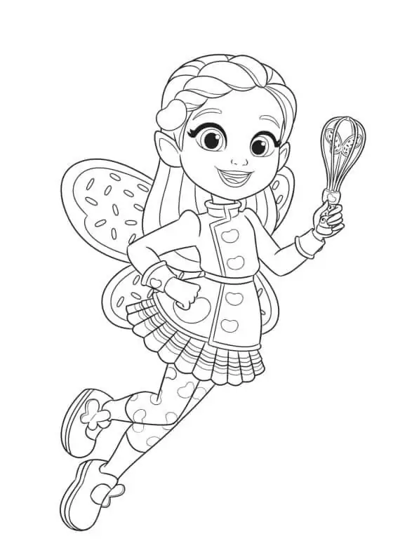 Cute Butterbean Coloring Page - Free Printable Coloring Pages for Kids