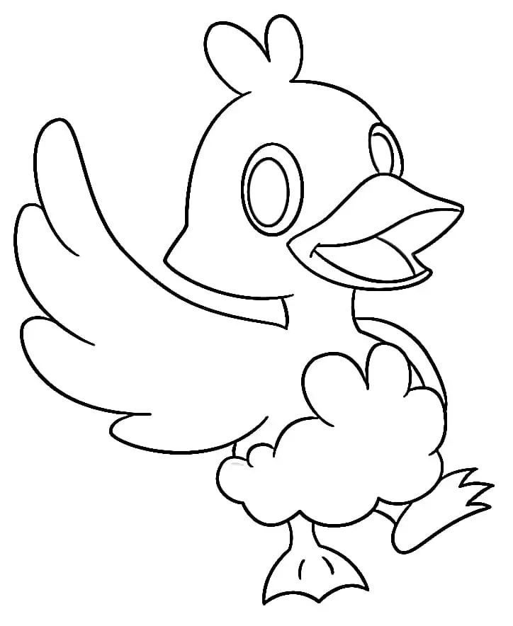 Cute Ducklett Pokemon