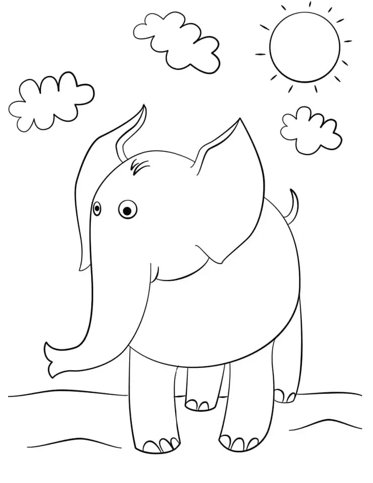 Niedlicher Elefant