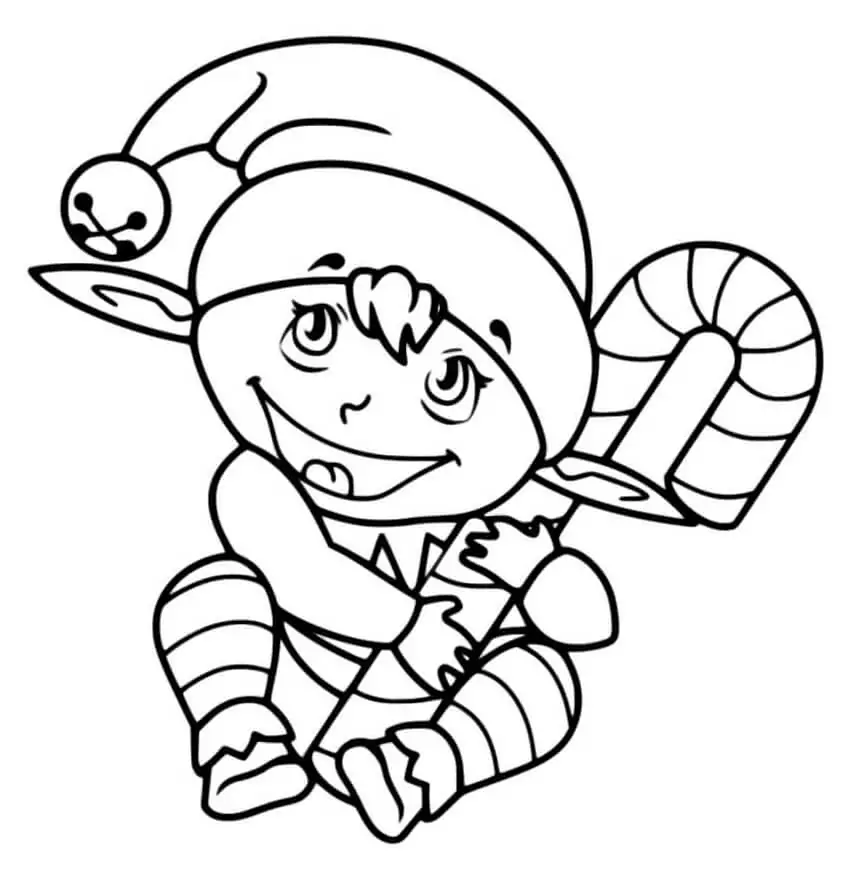 Elf - Coloring Pages
