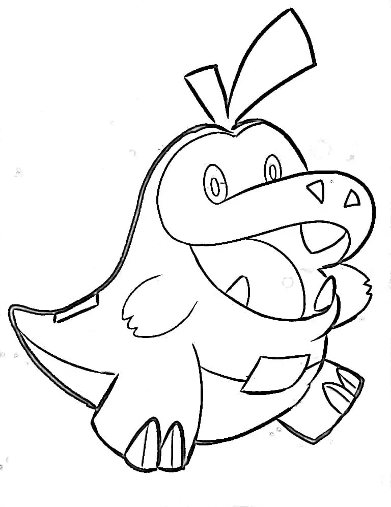 fuecoco coloring page ideas pokemon