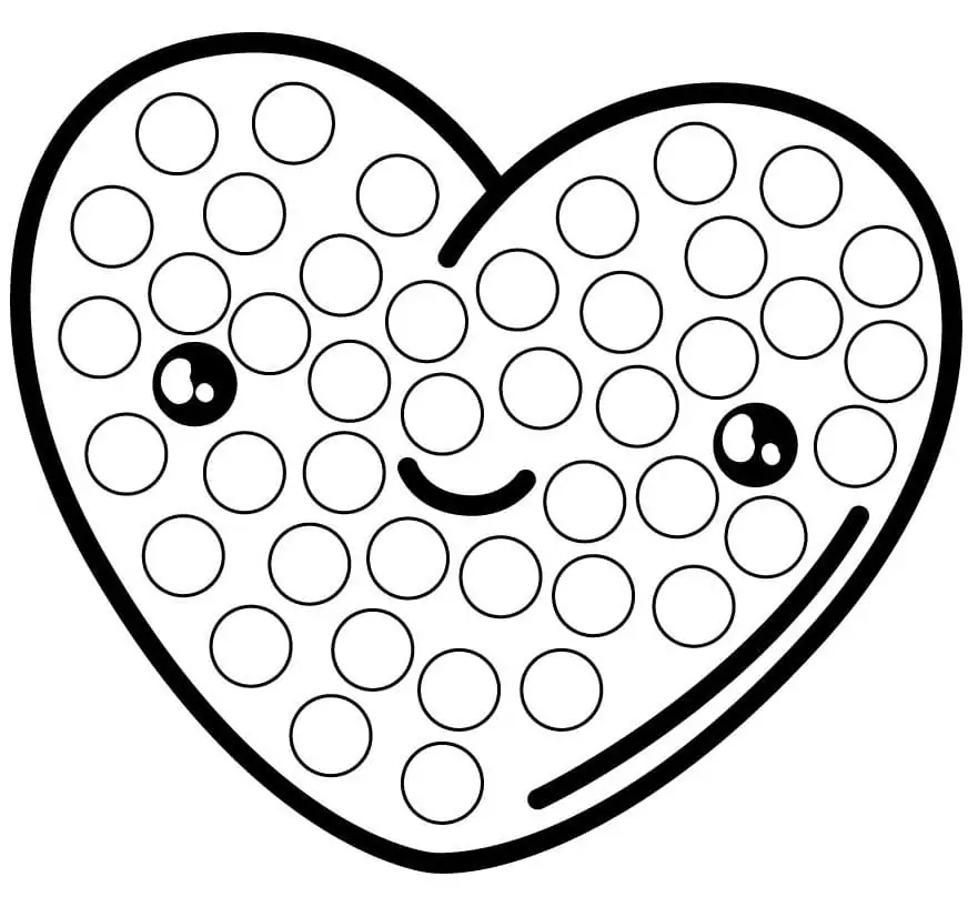 Cute Heart Dot Marker