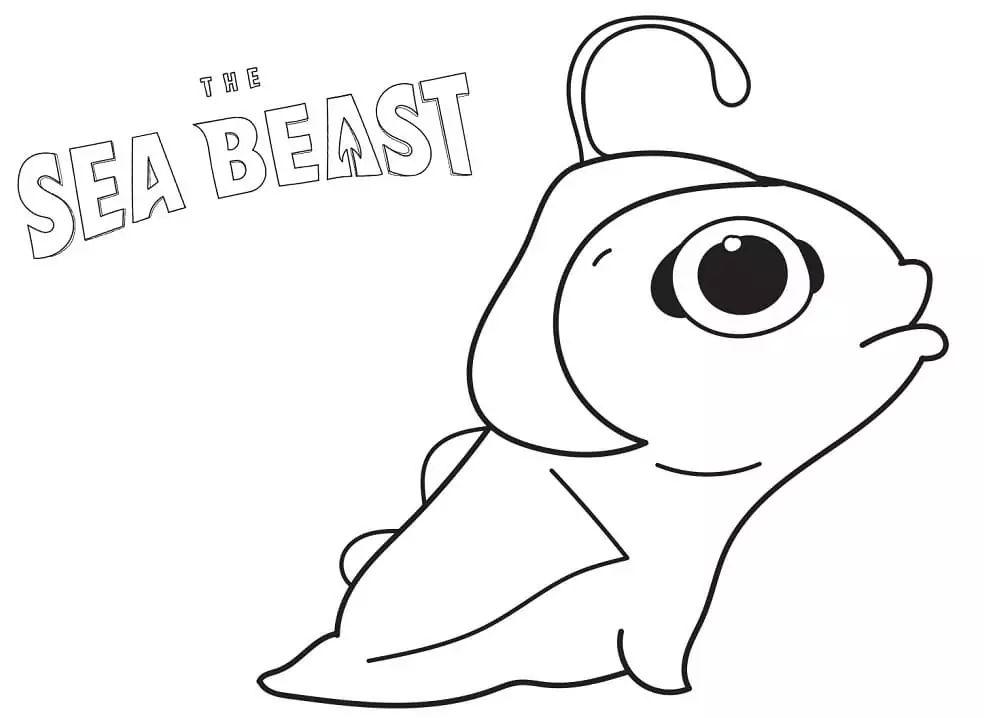 Cute Monster from The Sea Beast