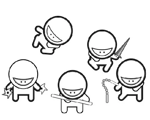 Niedlicher Ninja