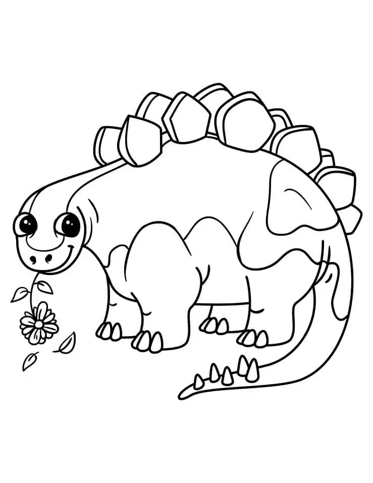 Cute Stegosaurus 1