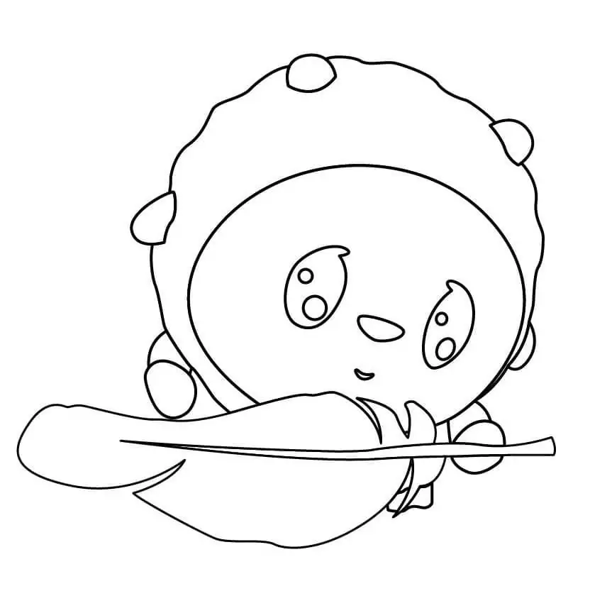 Pandy in BabyRiki Coloring Page - Free Printable Coloring Pages for Kids