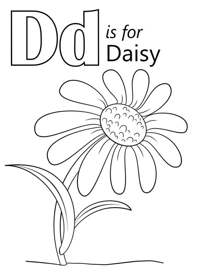 Daisy Letter D