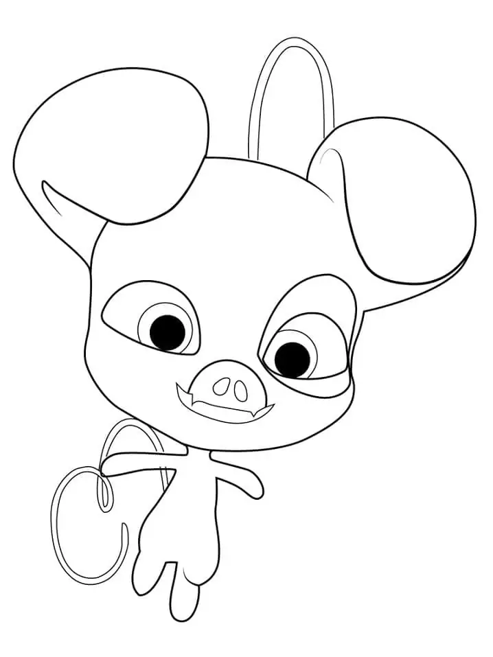 Kwami Nooroo Coloring Page - Free Printable Coloring Pages for Kids
