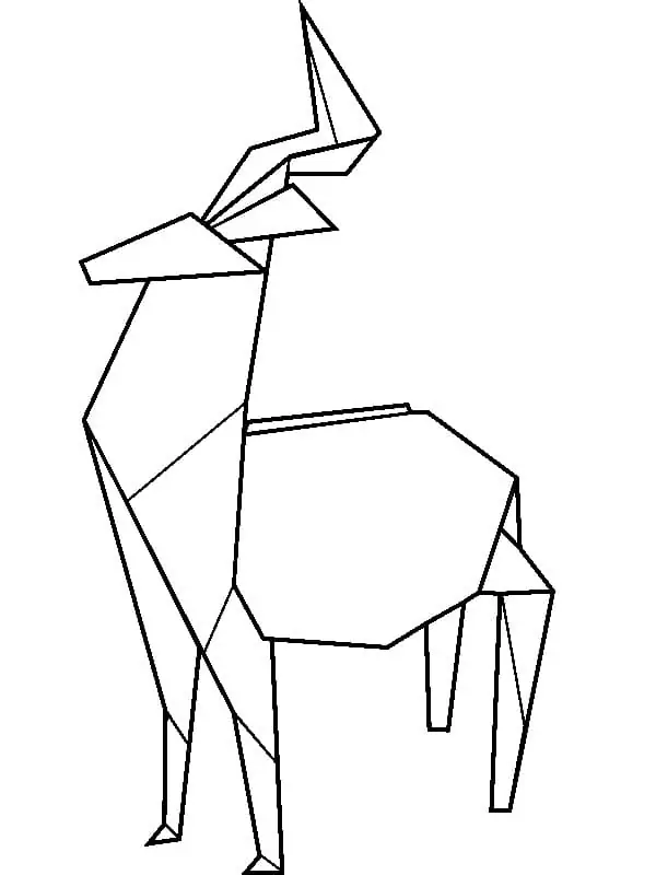 Deer Origami