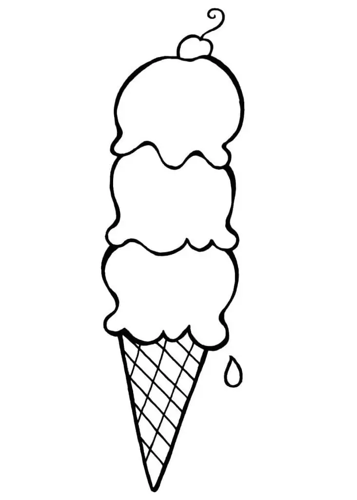 Delicious Ice Cream Cone