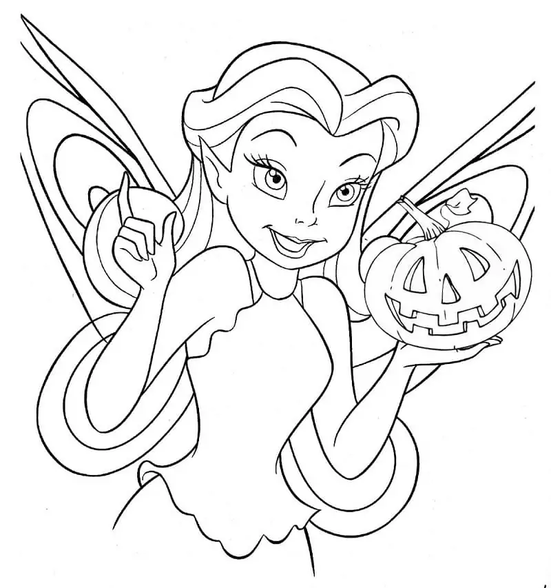 Disney Fairy on Halloween