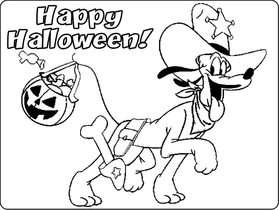Disney Halloween - Coloring Pages