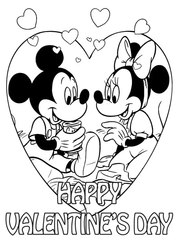 Disney Valentinstag Micky Maus