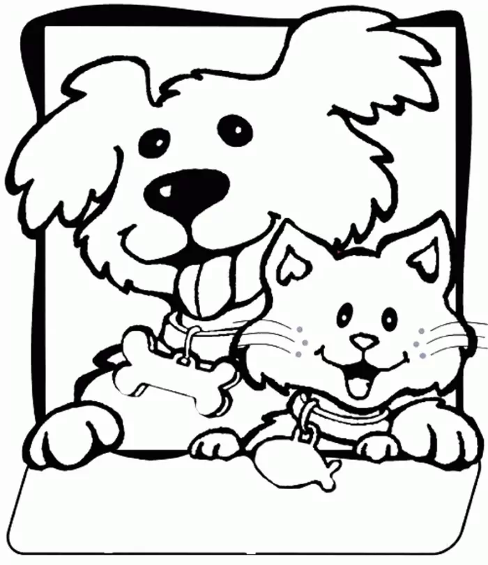 Dog and Cat Printable