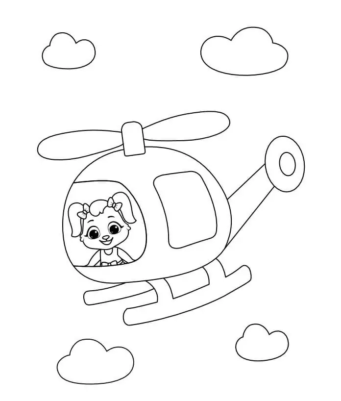 Dog in A Helicopter