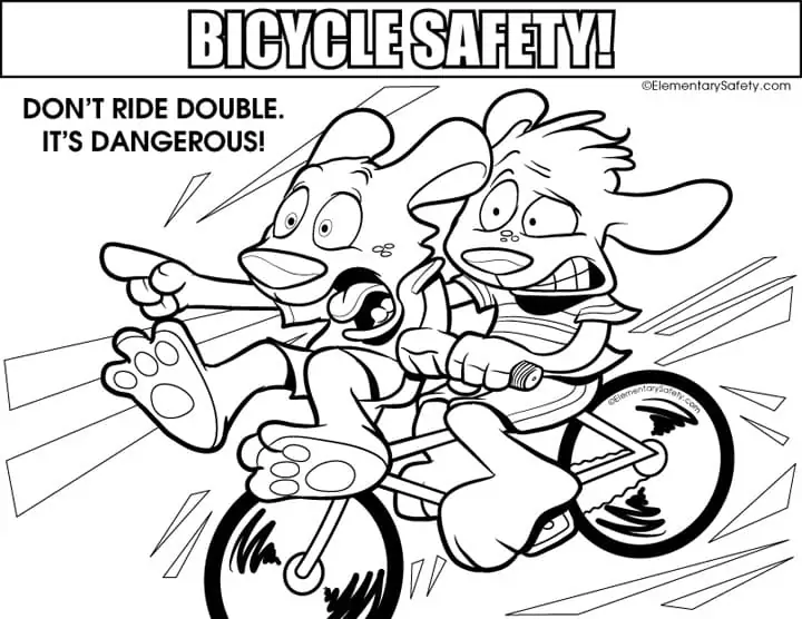 Dont Ride Double Bicycle Safety