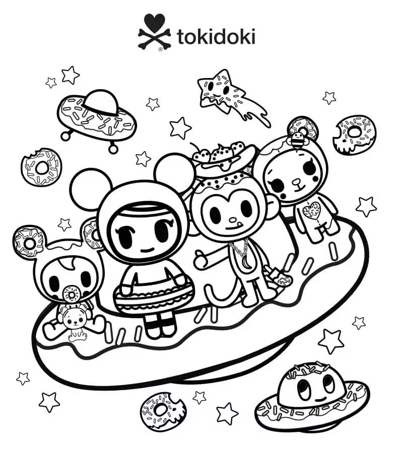 Donutella Space Squad Tokidoki