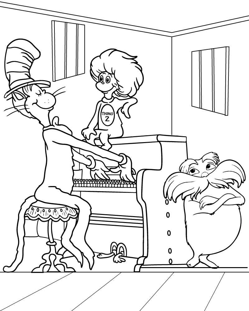 Dr. Seuss coloring page-01