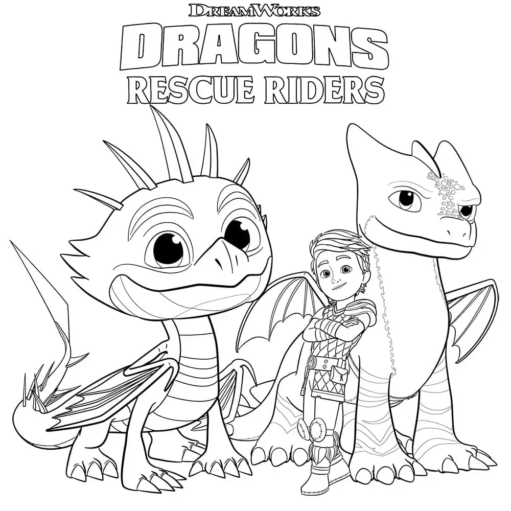 Dragons Rescue Riders zum Ausdrucken