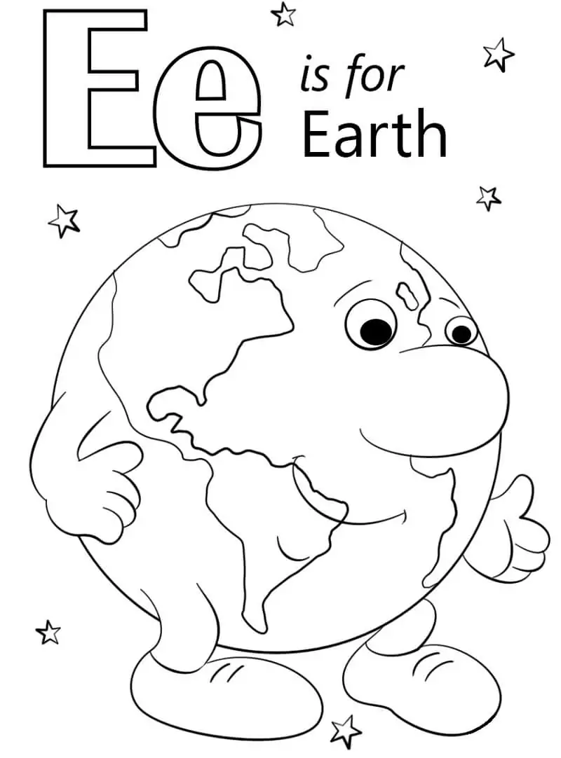 Earth Letter E