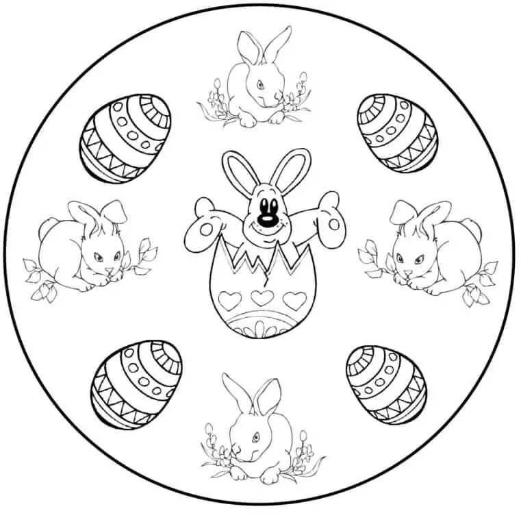 Easter Mandala 14