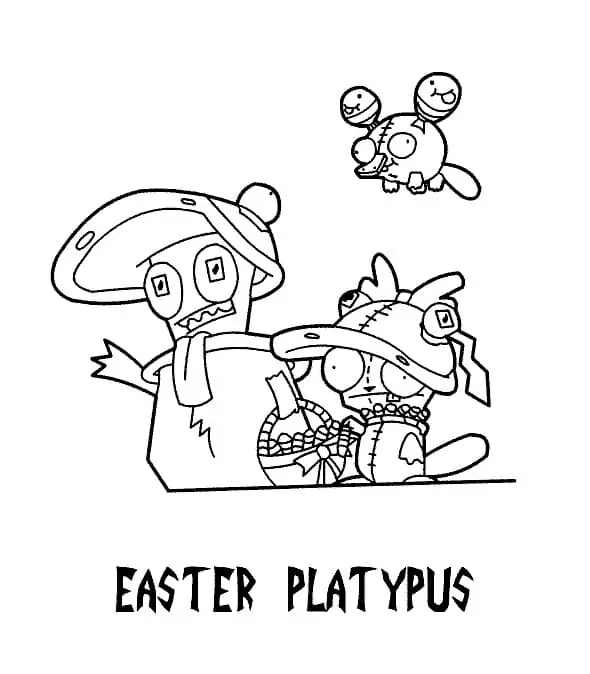 Easter Platypus from Invader Zim
