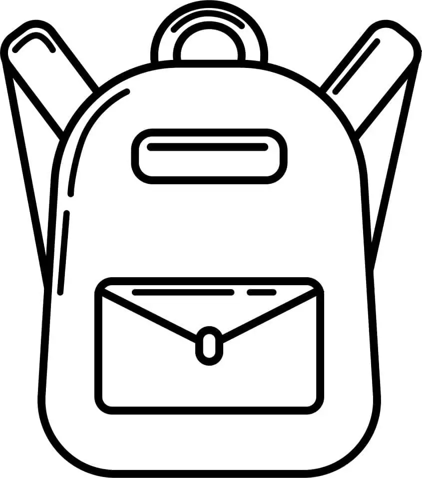 Backpack 6 Coloring Page - Free Printable Coloring Pages for Kids