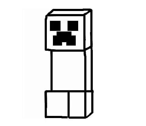 Printable Minecraft Creeper Coloring Page - Free Printable Coloring ...