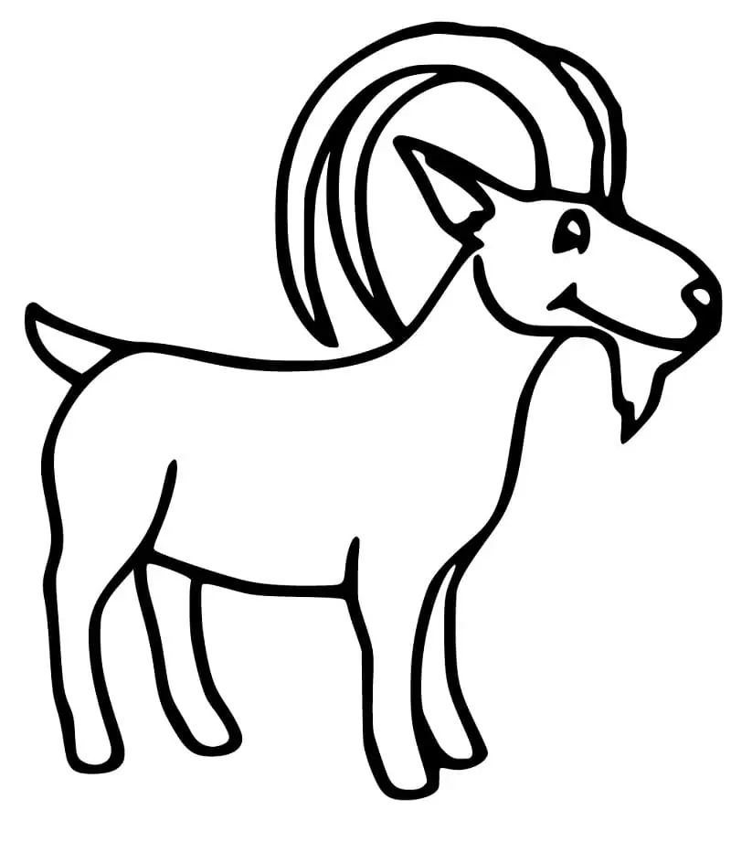 Einfacher Steinbock