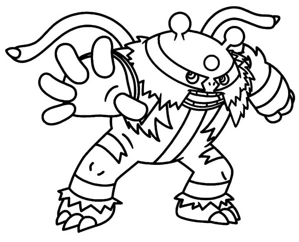 coloring pages electivire pokemon
