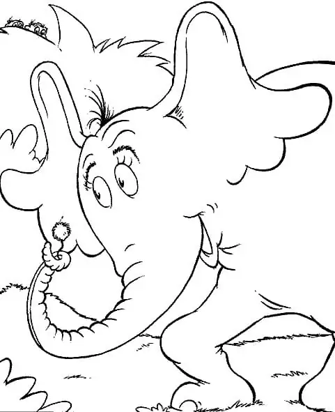 Horton Hears a Who Coloring Page