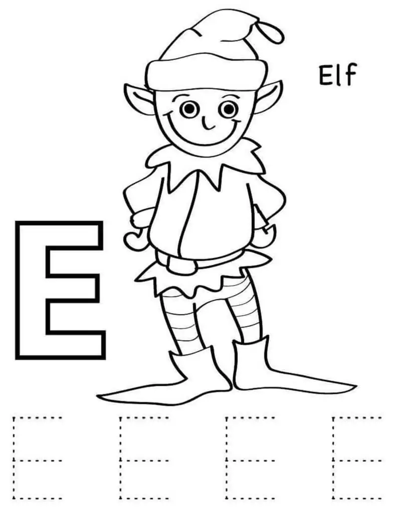 Elf Letter E