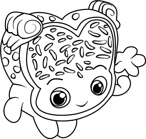 CHEEZEY B Shopkin Coloring Page - Free Printable Coloring Pages for Kids