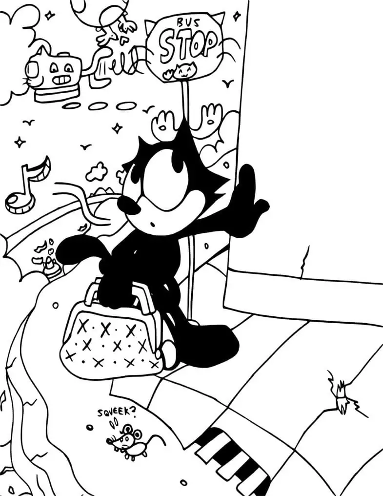 Felix the Cat Goes to Work