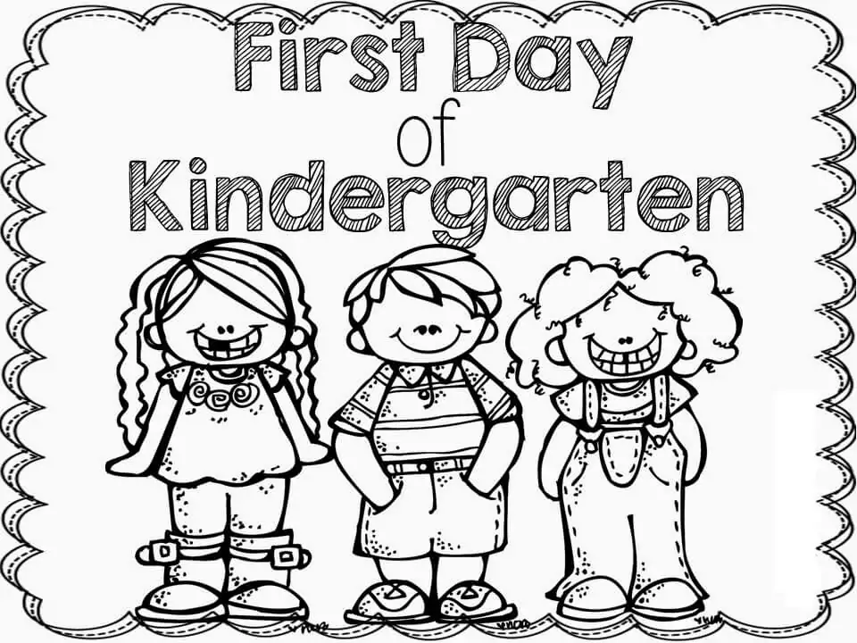 First Day at Kindergarten 1