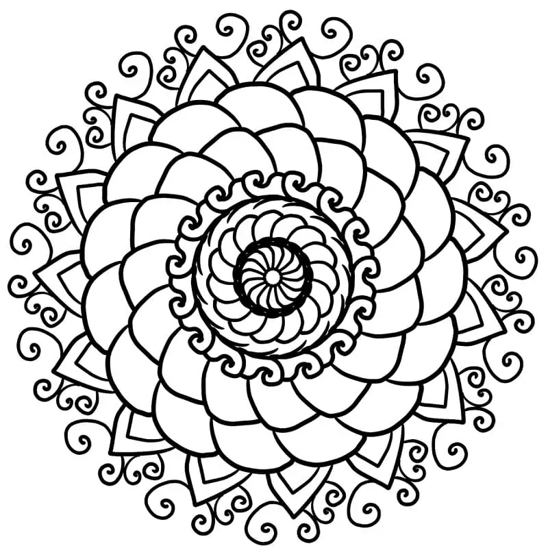 Flower Mandala 15