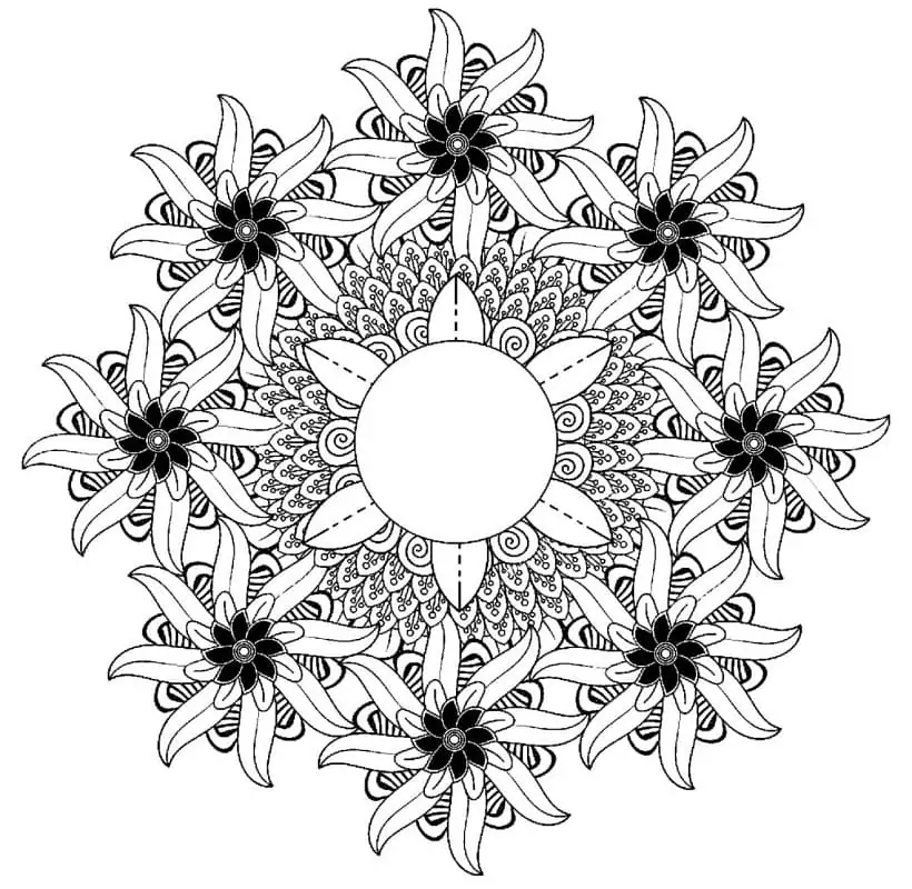 Flower Mandala 24