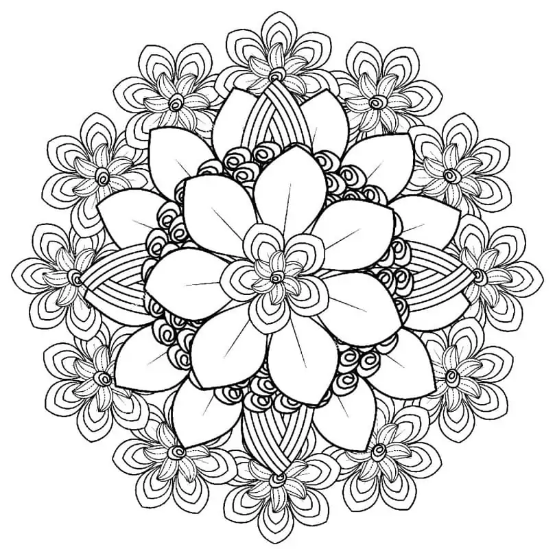 Flowers Mandala