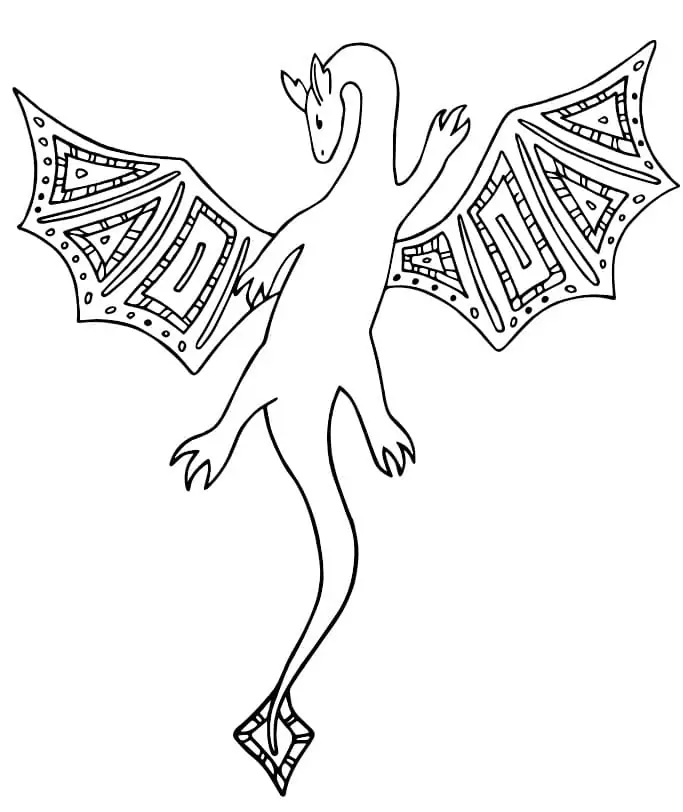 Flying Dragon Alebrijes Coloring Page - Free Printable Coloring Pages ...