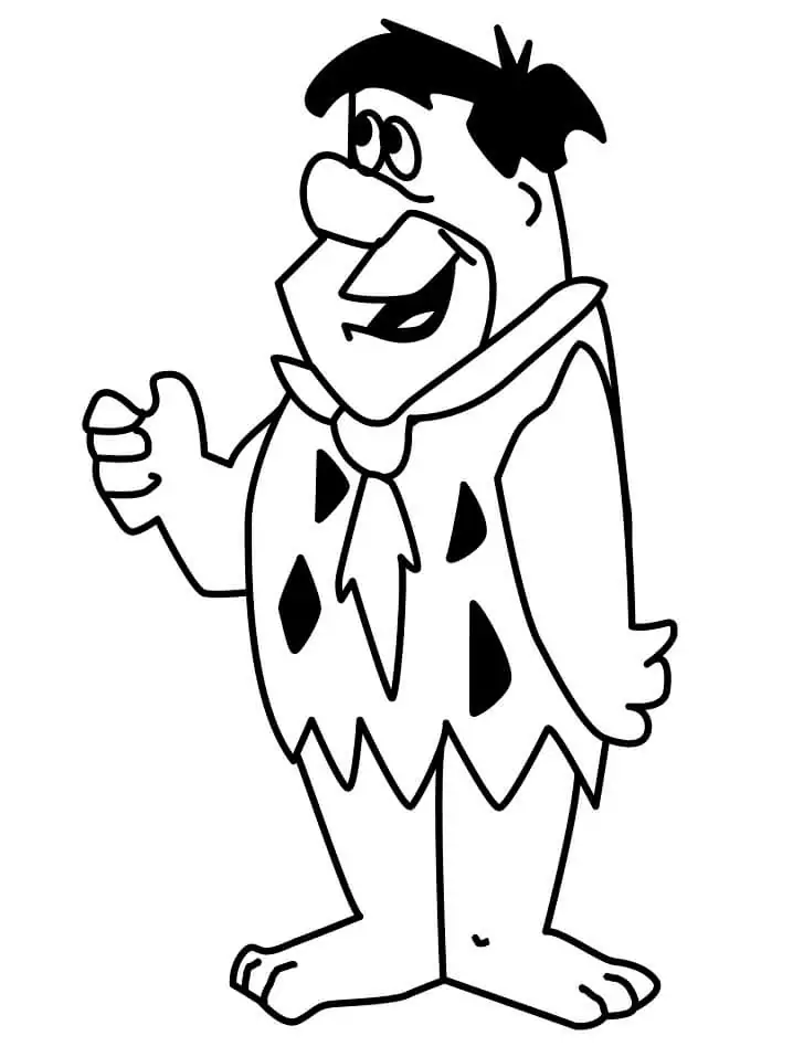 Fred Flintstone Smiling