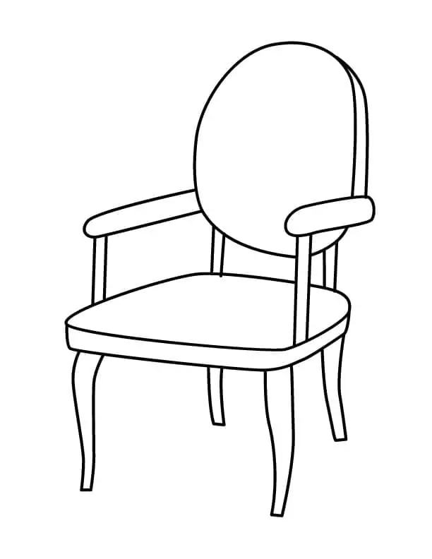 Chair coloring page  Free Printable Coloring Pages