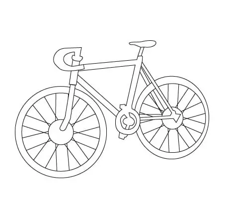 Free Bicycle to Color