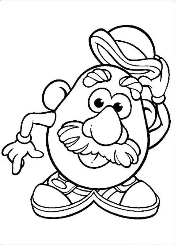 Free Mr. Potato Head - Coloring Pages