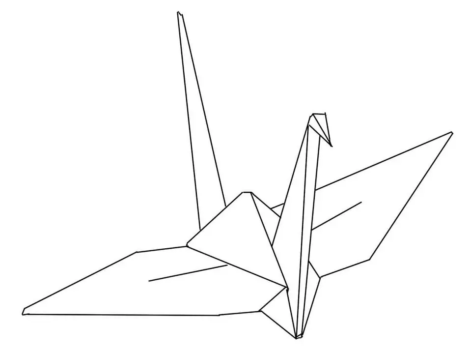 Free Origami Crane